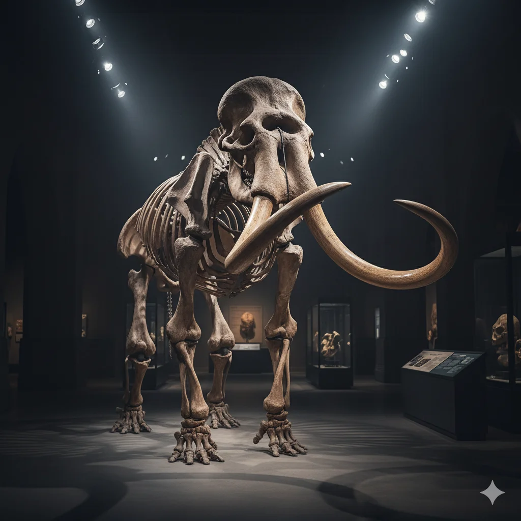 Скелет мамонта